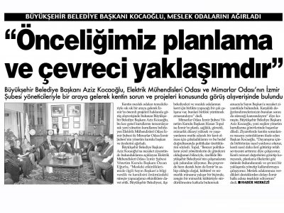 ÖNCELİĞİMİZ PLANLAMA VE ÇEVRECİ YAKLAŞIMDIR - 29.02.2012 - YENİGÜN
