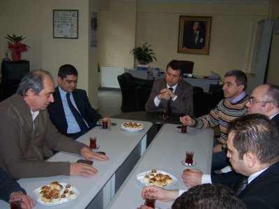 MAKİNA MÜHENDİSLERİ ODASI VE MİMARLAR ODASI ZİYARETİ YAPILDI