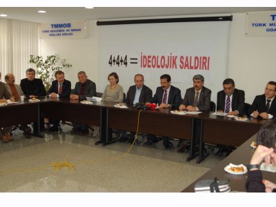 DİSK,KESK,TMMOB,TTB: “4+4+4 = İDEOLOJİK SALDIRI”