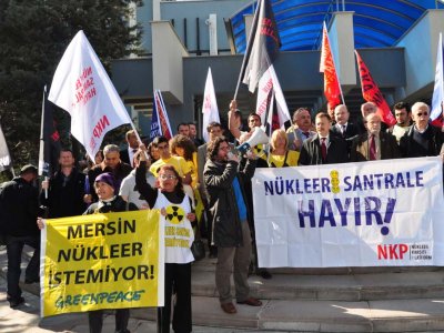 NKP, AKKUYU NÜKLEER GÜÇ SANTRALİ PROJESİ KAPSAM VE ÖZEL FORMAT BELİRLEME TOPLANTISI’NI PROTESTO ETTİ