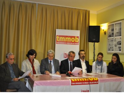 TMMOB İZMİR İKK KENTSEL DÖNÜŞÜMLE İLGİLİ BASIN TOPLANTISI DÜZENLEDİ