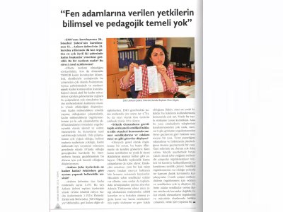 FEN ADAMLARINA VERİLEN YETKİNİN BİLİMSEL VE PEDAGOJİK TEMELİ YOK (KAYNAK ELEKTRİK, NİSAN 2012)