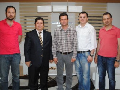 AKDENİZ ÜNİVERSİTESİ REKTÖR ADAYI HÜSEYİN BASIM`DAN ŞUBEMİZE ZİYARET