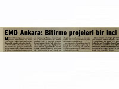EMO ANKARA: BİTİRME PROJELERİ BİR İNCİ (BİRGÜN, 19.06.2012)