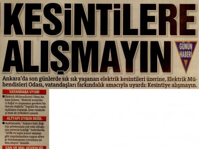 KESİNTİLERE ALIŞMAYIN (HÜRRİYET, 12.08.2012)