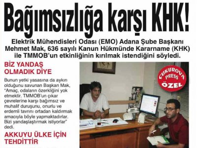 BAĞIMSIZLIĞA KARŞI KHK