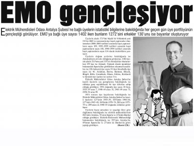EMO GENÇLEŞİYOR  (HİLAL-01.10.2012)