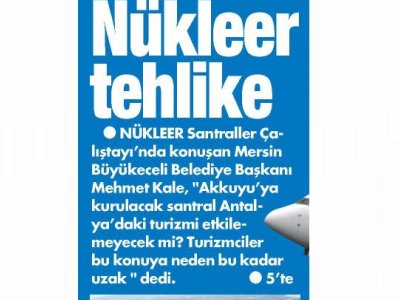 NÜKLEER TEHLİKE (ANTALYA KÖRFEZ-15.10.2012)