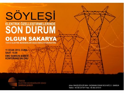 SÖYLEŞİ - ELEKTRİK ÖZELLEŞTİR​MELERİNDE SON DURUM
