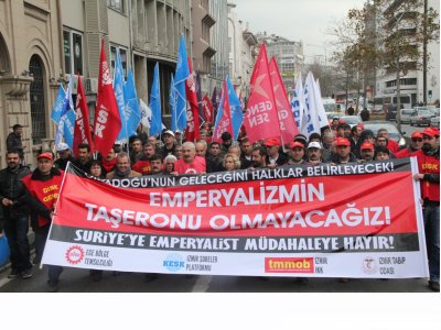 SURİYE’DE EMPERYALİST MÜDAHALEYE “HAYIR”