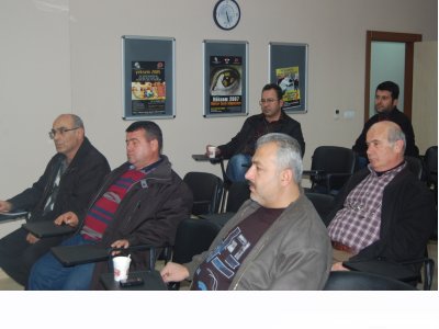 TOPRAKLAMA ÖLÇÜM YETKİLENDİRME BELGELİ ÜYELERİMİZLE TOPLANTI YAPILDI