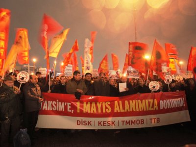 TAKSİM`E, 1 MAYIS ALANIMIZA DOKUNMA!