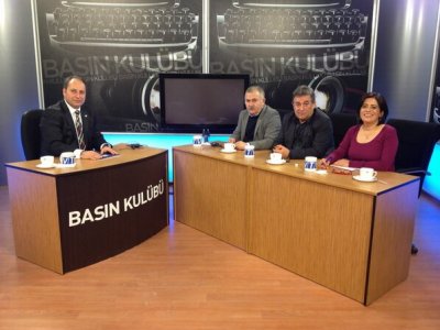 İLHAN METİN BASIN KULÜBÜ`NE KATILDI