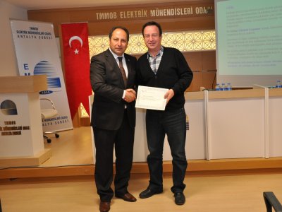 ÜYEMİZ HALUK KARAMAN’A MESLEKTE 25 YIL BELGESİ