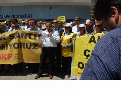 MERSİN İLİNDE NÜKLEER SANTRALLERE KARŞI YÜRÜYÜŞ DÜZENLENDİ
