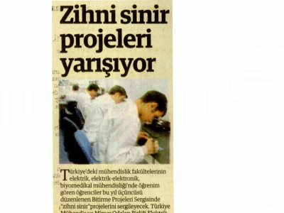 ZİHNİ SİNİR PROJELERİ YARIŞIYOR (YENİŞAFAK, 11.06.2013)