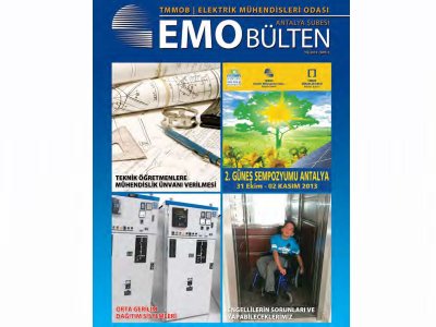 EMO ANTALYA ŞUBESİ BÜLTENİ YENİ SAYISI YAYINLANDI