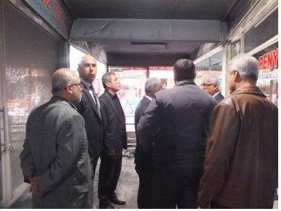 ŞUBE YÖNETİM KURULUNCA GAZİANTEP`TE YANGIN YERİ İNCELEMESİ YAPILDI