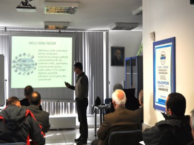 `AKILLI BİNA İŞLETME VE YÖNETİMİ` SEMİNERİ DÜZENLENDİ