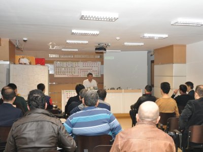 ŞUBEMİZDE YG TESİSLERİNDE İŞLETME SORUMLULUĞU EĞİTİMİ DÜZENLENDİ