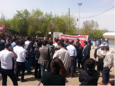 DEDAŞ DİYARBAKIR AOB ÇALIŞANI İŞÇİLERİN İNSANCA ÇALIŞMA DİRENİŞİ ZİYARET EDİLDİ.