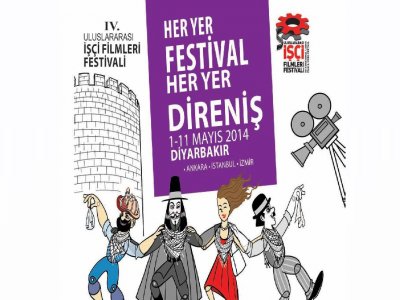 4. DİYARBAKIR İŞÇİ FİLMLERİ FESTİVALİ DÜZENLENİYOR.
