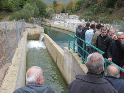 GÖZEDE HİDROELEKTRİK SANTRALİNE TEKNİK GEZİ YAPILDI