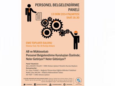 PERSONEL BELGELENDİRME PANELİ DÜZENLENİYOR