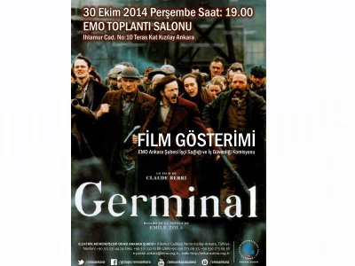 GERMİNAL FİLM GÖSTERİMİ YAPILACAK