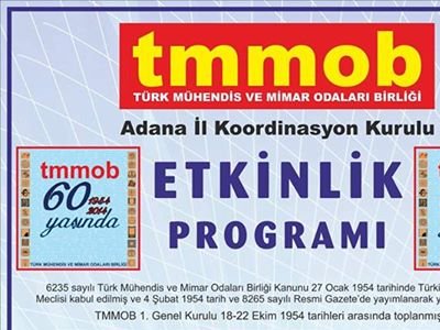 TMMOB ADANA İL KOORDİNASYON KURULU ETKİNLİKLERİ