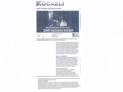 İZMİT FACİADAN DÖNDÜ-BİZİM KOCAELİ