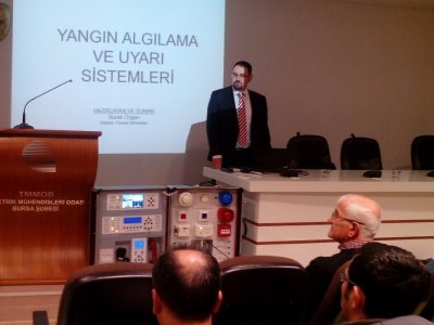 YANGIN ALGILAMA VE UYARI SİSTEMLERİ SEMİNERİ DÜZENLENDİ