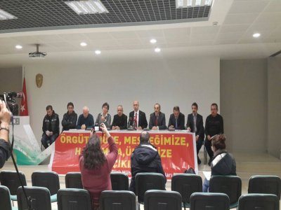 ÜLKEMİZE, HALKIMIZA VE MESLEĞİMİZE SAHİP ÇIKIYOR, ANKARA YÜRÜYÜŞÜMÜZÜ BAŞLATIYORUZ BASIN AÇIKLAMASI