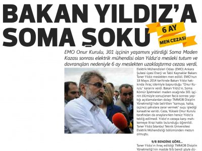 BAKAN YILDIZ`A SOMA ŞOKU (SAKARYA, 3.3.2015)