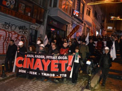 DİSK, KESK, TMMOB VE TTB: KAZA, KADER, FITRAT DEĞİL CİNAYET