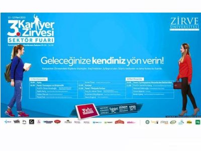 ZİRVE ÜNİVERSİTESİ `KARİYER ZİRVESİ VE SEKTÖR FUARI` DÜZENLENDİ