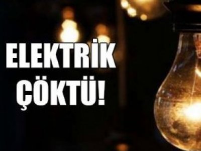 ELEKTRİK SİSTEMİ ÇÖKTÜ!
