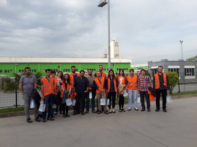 HAYAT KİMYA TESİSLERİNE TEKNİK GEZİ DÜZENLENDİ