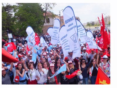 1 MAYIS`I MEYDANLARDA COŞKUYLA KUTLADIK