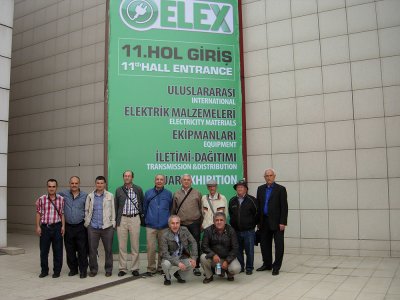 4.ULUSLARARASI ELEKTRİK MALZEMELERİ EKİPMAN, ELEKTRİK İLETİMİ VE DAĞITIMI (ELEX) FUARINA TEKNİK GEZİ DÜZENLENDİ