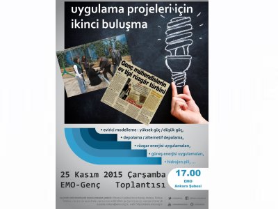 UYGULAMA PROJELERİ İÇİN İKİNCİ BULUŞMA