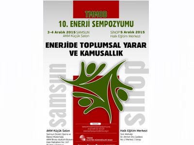 10. TMMOB ENERJİ SEMPOZYUMU BAŞLIYOR