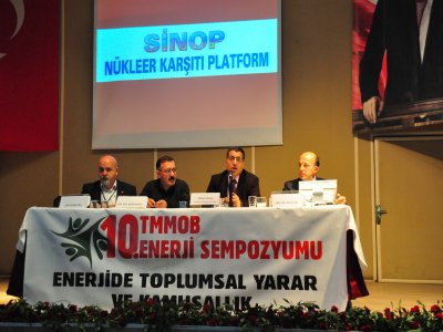 10. TMMOB ENERJİ SEMPOZYUMU SİNOP`TA