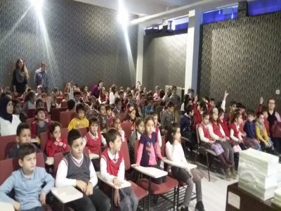 ENERJİ HAFTASI ETKİNLİKLERİ KAPSAMINDA BATIKENT ORHAN EREN İLKOKULUNDA SUNUM YAPILDI