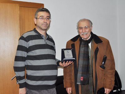 MESLEKTE 40.YILINI DOLDURAN AYKUT TAYLAN`A PLAKETİ VERİLDİ
