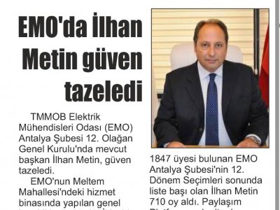 EMODA İLHAN METİN GÜVEN TAZELEDİ (FİNİKE AKDENİZ-02.02.2016)