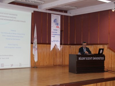 EMO VE MESLEK TANITIMI KONULU SEMİNER BÜLENT ECEVİT ÜNİVERSİTESİNDE DÜZENLENDİ