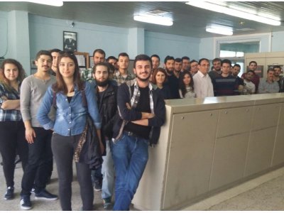 SDÜ ÜNİVERSİTESİ ÖĞRENCİ ÜYELERİMİZE TEKNİK GEZİ DÜZENLENDİ