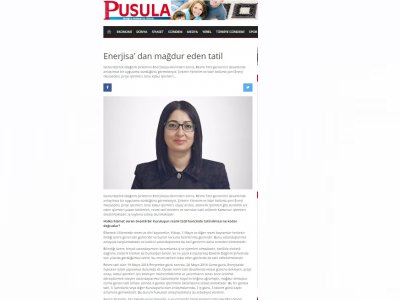 ENERJİSA`DAN MAĞDUR EDEN TATİL