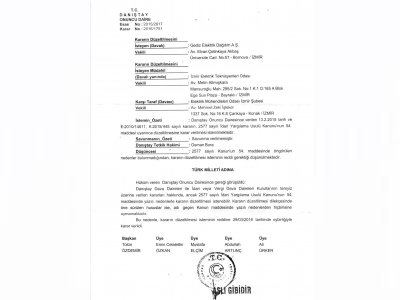 ELEKTRİK YÜKSEK GERİLİM TESİSLERİNDE `İŞLETME SORUMLUSU` ARANMASI KARARI KESİNLEŞTİ
